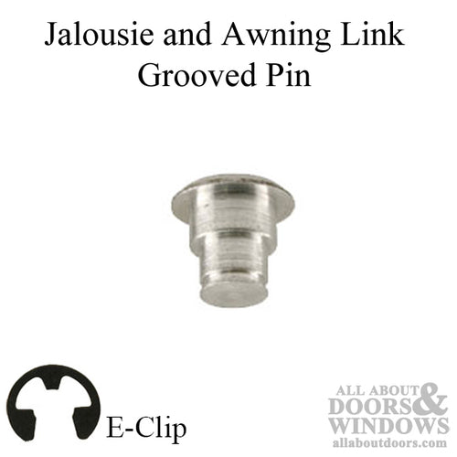 Jalousie and Awning Window Link Groove Pin, 1/4