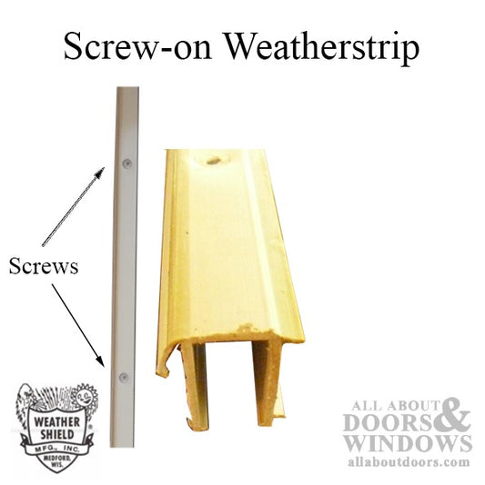 Weather Shield Sliding Door, Side & Head  Inside Stop weather-strip