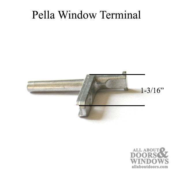 Pella Window Terminal and Screw For Double Hung and Single Hung Pella Windows - Pella Window Terminal and Screw For Double Hung and Single Hung Pella Windows