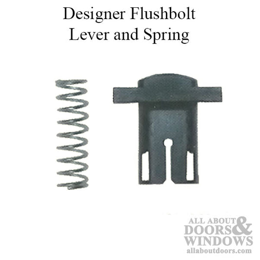 Designer Flush Bolt Lever and Spring Package 2005 - Current | Secure & Modern Design