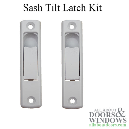 Sash Tilt Latch Kit , Peachtree Ariel Tilt Double Hung Window - White - Sash Tilt Latch Kit , Peachtree Ariel Tilt Double Hung Window - White