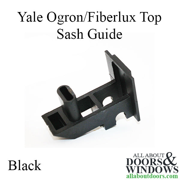 Top Sash Cam Guide, Yale Ogron / Fiberlux - Black - Top Sash Cam Guide, Yale Ogron / Fiberlux - Black