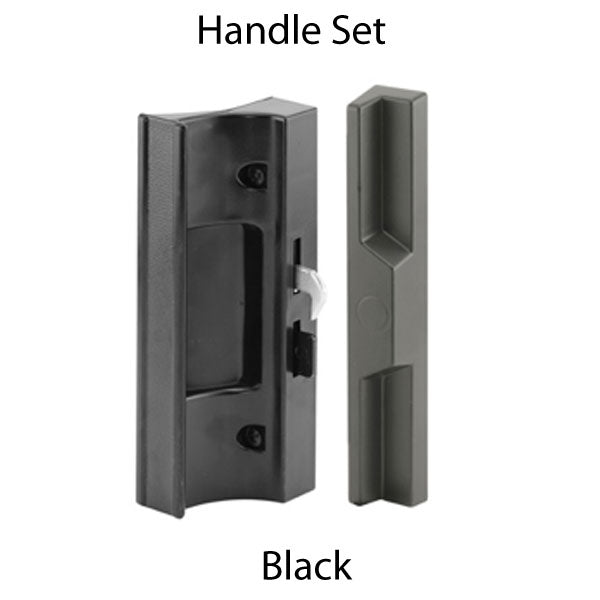 Sliding Patio Door Handleset Black Plastic Handle Set For Sliding Patio Doors - Sliding Patio Door Handleset Black Plastic Handle Set For Sliding Patio Doors