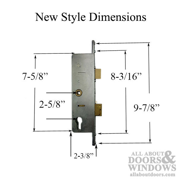 Schlegel 45/68 Multi Point Lock Body only - Exchange - Schlegel 45/68 Multi Point Lock Body only - Exchange