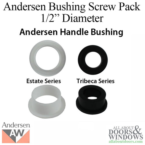 Andersen Newbury Series Screw Pack ½ Inch Diameter Antique Brass - Andersen Newbury Series Screw Pack ½ Inch Diameter Antique Brass