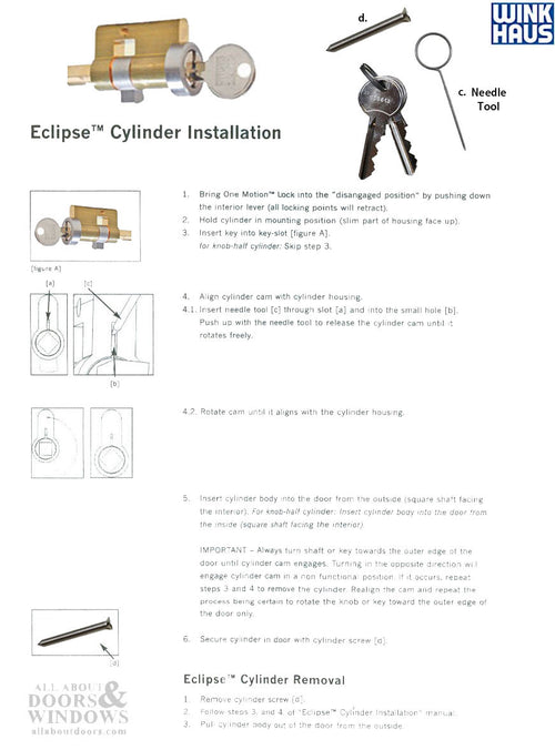 Active Mercury / STQ trimset, One Motion  (OML) Single Cylinder - Bright Chrome - Active Mercury / STQ trimset, One Motion  (OML) Single Cylinder - Bright Chrome