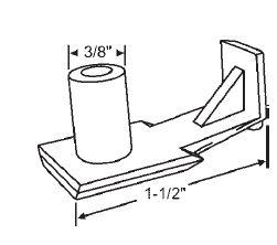 Cover Clip, Single Coil - White - Cover Clip, Single Coil - White