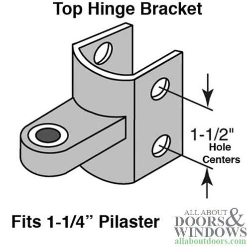 Top Hinge Bracket for Partisan Panel - Top Hinge Bracket for Partisan Panel