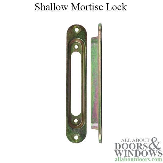 Trim Plate For Standard Mortise Lock 3/8 Inch Depth