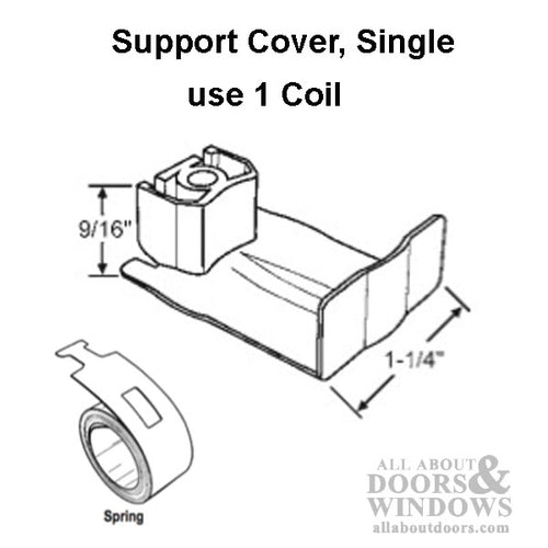 Amesbury Truth Support Cover For Single Coil Spring 1.25 Inch Pocket - Amesbury Truth Support Cover For Single Coil Spring 1.25 Inch Pocket