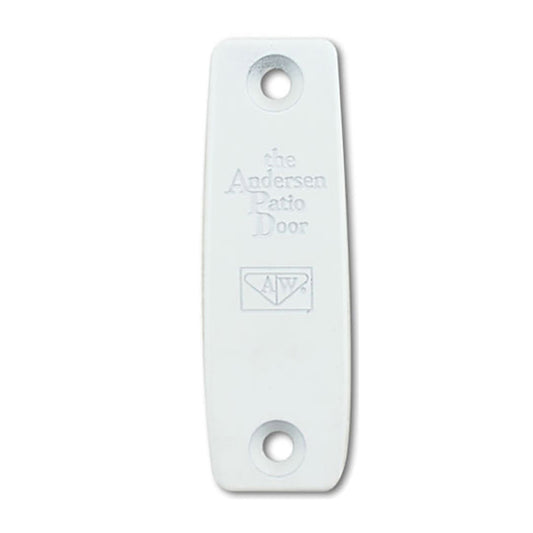 Andersen Gliding Door Trim Plate, Newbury Style - White