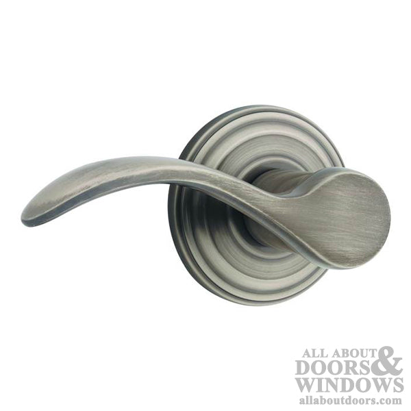 Kwikset Pembroke Dummy Door Lever Left Handed Antique Nickel Dummy Door Handle - Kwikset Pembroke Dummy Door Lever Left Handed Antique Nickel Dummy Door Handle