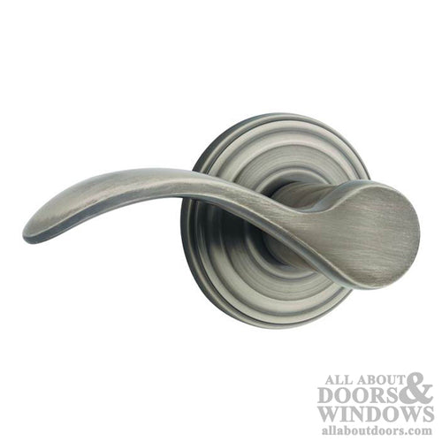 Kwikset Pembroke Dummy Door Lever Left Handed Antique Nickel Dummy Door Handle - Kwikset Pembroke Dummy Door Lever Left Handed Antique Nickel Dummy Door Handle