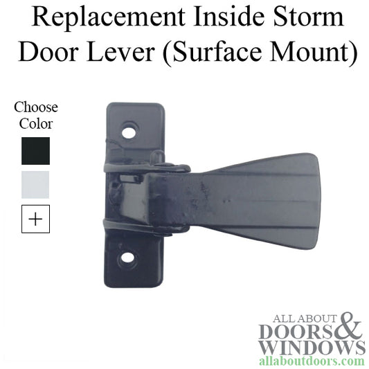 Storm Door Inside Handle Only 1.5 Inch Hole Center