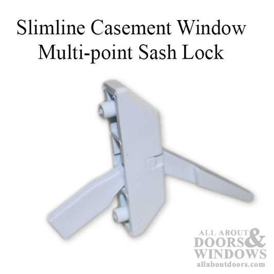 Multi-Point Sash Lock -  Plastic, White