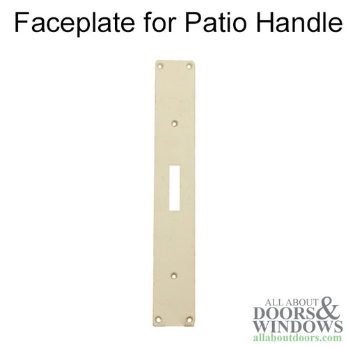 Blemished Faceplates for Patio Door Handles - Taupe - Blemished Faceplates for Patio Door Handles - Taupe