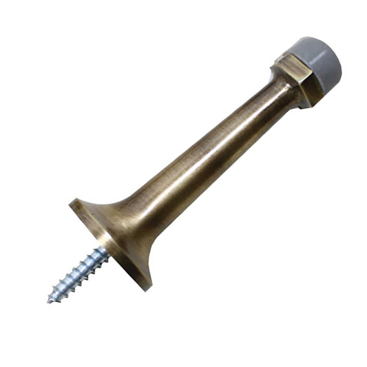 3-1/8 Door Stop, Andersen Frenchwood Hinged  - Antique Brass