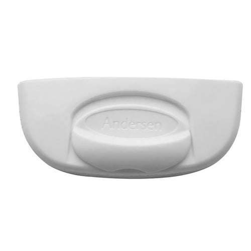 Andersen 100 Series Single Hung Window Sash Lock Cover - White - Andersen 100 Series Single Hung Window Sash Lock Cover - White