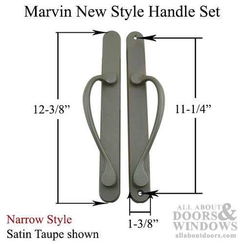 Marvin Sliding Door Handle For Sliding Glass Patio Door Passive Dummy Handle Set - Marvin Sliding Door Handle For Sliding Glass Patio Door Passive Dummy Handle Set