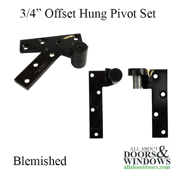 Blemished - Rixson 3/4 Offset Hung Pivot Set, Left Hand - Blemished - Rixson 3/4 Offset Hung Pivot Set, Left Hand
