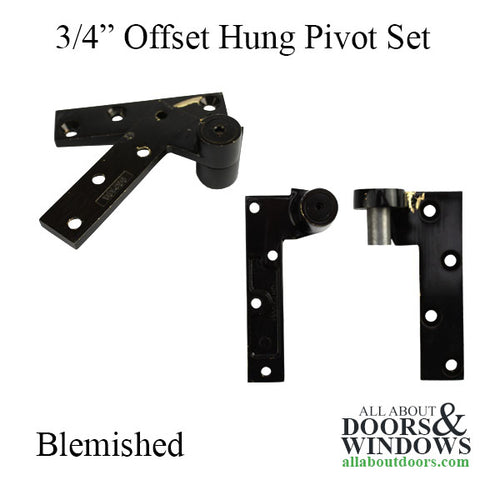 Blemished - Rixson 3/4 Offset Hung Pivot Set, Left Hand - Blemished - Rixson 3/4 Offset Hung Pivot Set, Left Hand