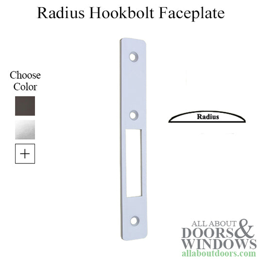 Radius Hookbolt Small Hole Face Plate - Choose Color
