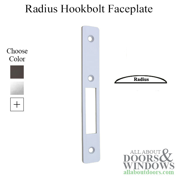 Radius Hookbolt Small Hole Face Plate - Choose Color - Radius Hookbolt Small Hole Face Plate - Choose Color