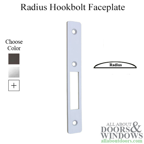 Radius Hookbolt Small Hole Face Plate - Choose Color - Radius Hookbolt Small Hole Face Plate - Choose Color