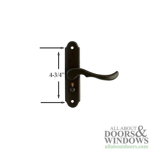 Mortise Lever, 1-3/16 Backset, Storm Door No Lock - Choose Color - Mortise Lever, 1-3/16 Backset, Storm Door No Lock - Choose Color