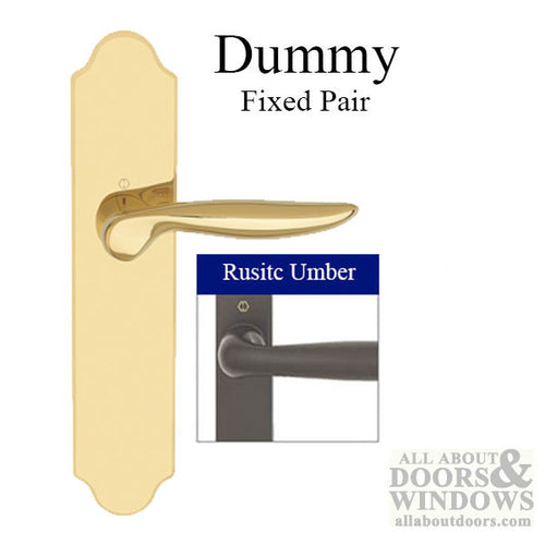 Hoppe Toronto M1020 / 3965N Dummy Pair Handleset – Rustic Umber - Hoppe Toronto M1020 / 3965N Dummy Pair Handleset – Rustic Umber