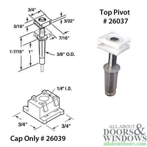 Pin Cap / Guide, H-Shape, Plastic - Choose Quantity - Pin Cap / Guide, H-Shape, Plastic - Choose Quantity