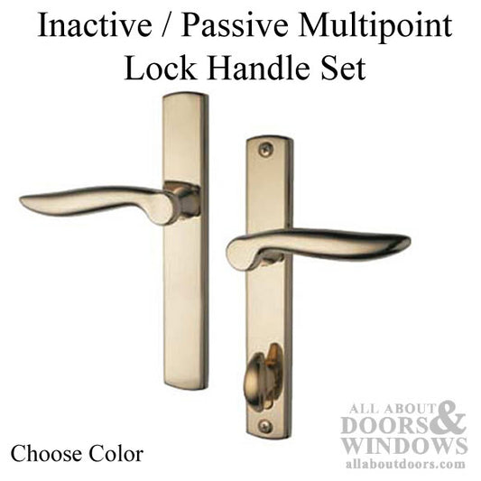 Multipoint Lock Handle Set For Passive or Active Door Without Key Handles Imperial 6260 - Choose Color