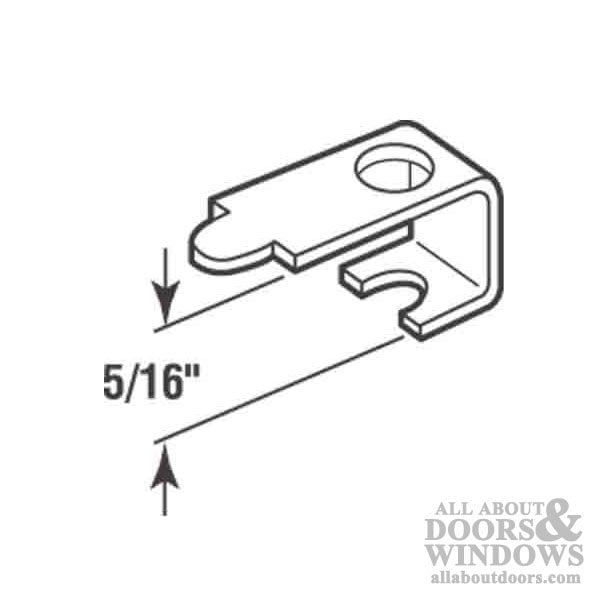 Window Screen Clips, 5/16 Inch, 12 Pack - Aluminum - Window Screen Clips, 5/16 Inch, 12 Pack - Aluminum