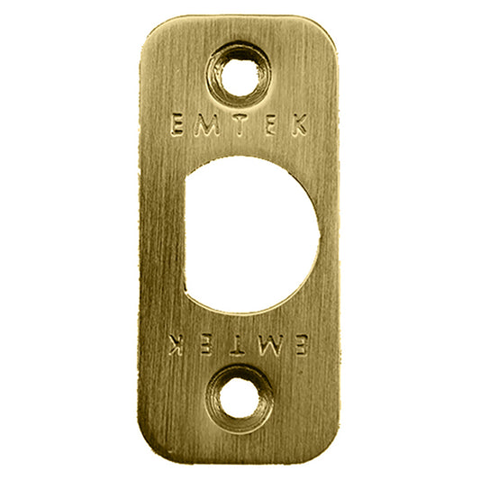 Springlatch Faceplate with Radius Corner - PB