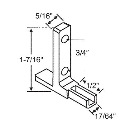 Acorn Window Pivot Bar, Zinc Die Cast - Acorn Window Pivot Bar, Zinc Die Cast