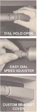 Easy Touch Pneumatic Storm Door Closer - Easy Touch Pneumatic Storm Door Closer