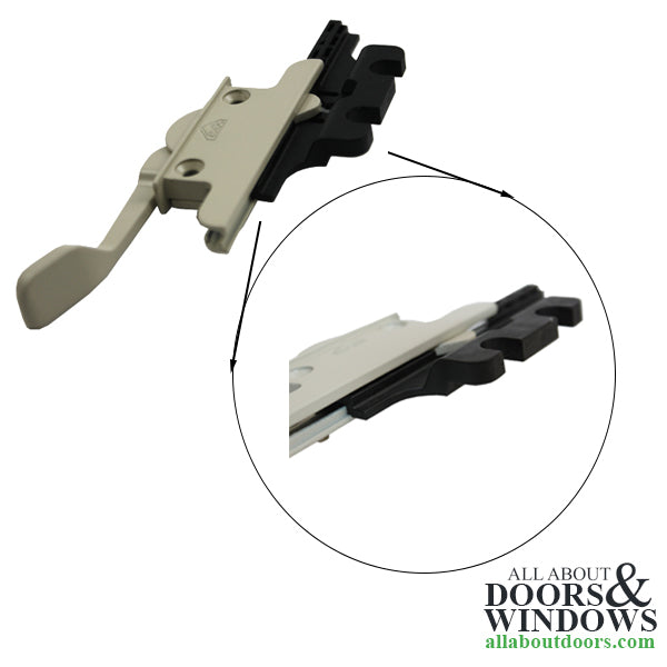 Roto Multipoint Lock Casement Handle Assembly, Right Hand - Roto Multipoint Lock Casement Handle Assembly, Right Hand