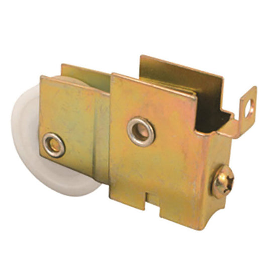 Sliding Door Roller Single 1.5 Inch Nylon Ball Bearing Roller F-Tab Style Adjustable Single Pack Door Roller