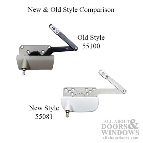 New Style Sill Mounted Straight Link 4-3/4 Inch Split Arm Casement Window Operator, Left - New Style Sill Mounted Straight Link 4-3/4 Inch Split Arm Casement Window Operator, Left