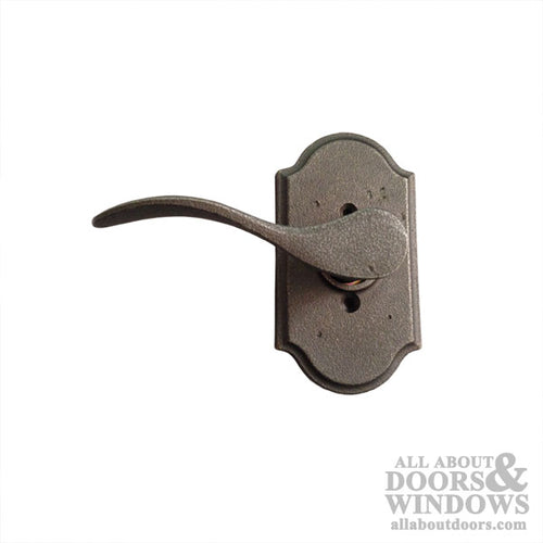 Weslock Carlow Door Lever Single Left Handed Dummy Door Handle Antique Nickel - Weslock Carlow Door Lever Single Left Handed Dummy Door Handle Antique Nickel