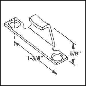 Truth Keeper, 5/8 inch  tall,  1-3/8 screw Holes. Casement/Awnin