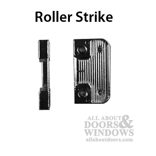 Strike Plate, Roller Type, RZ47012ZM - Antique Brass - Strike Plate, Roller Type, RZ47012ZM - Antique Brass