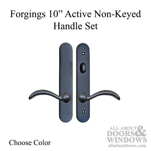 Forgings 10 Inch Round Top Handle Set Active Door Non-Keyed - Forgings 10 Inch Round Top Handle Set Active Door Non-Keyed