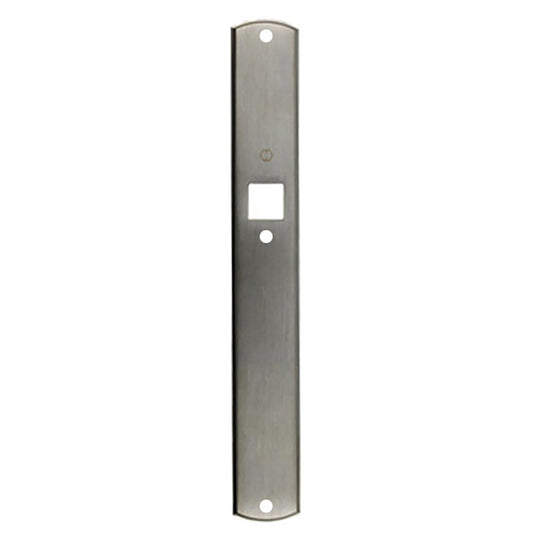 Hoppe M216N Dummy Backplate, Interior with Square Hole - Satin Nickel