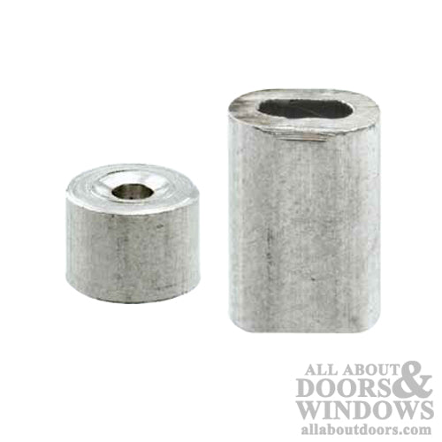 Cable Ferrules and Stops, Garage door 1/16 Inch - Cable Ferrules and Stops, Garage door 1/16 Inch