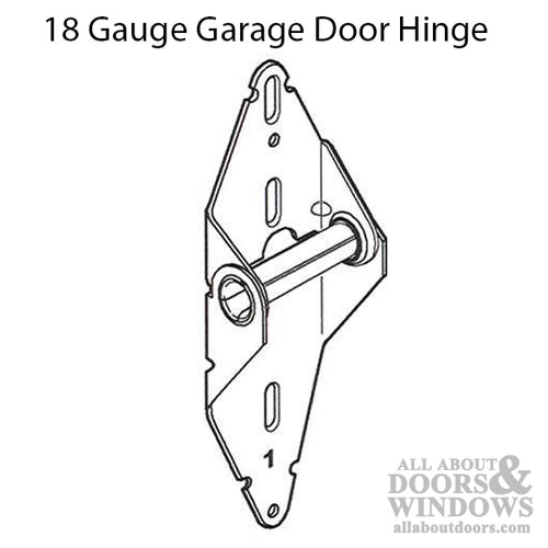 Discontinued - Garage Door Hinge - No.4 - Medium Duty - Discontinued - Garage Door Hinge - No.4 - Medium Duty