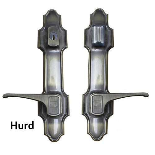 Unavailable Hurd Handle Set Normandy Hinged Patio door - Antique Brass