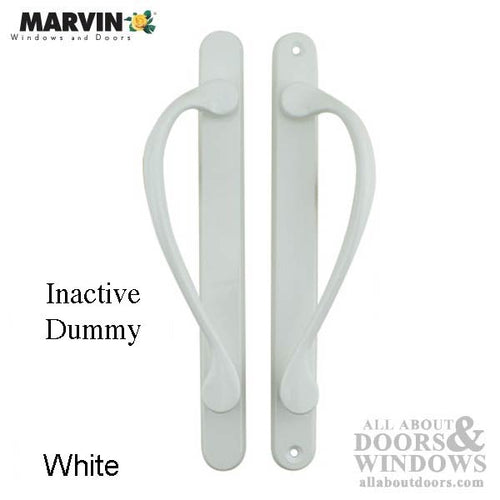 Marvin Inactive / Dummy Narrow Sliding Door Handle - White - Marvin Inactive / Dummy Narrow Sliding Door Handle - White