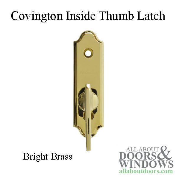 Andersen Gliding Door Covington Inside Thumb Latch - Bright Brass - Andersen Gliding Door Covington Inside Thumb Latch - Bright Brass