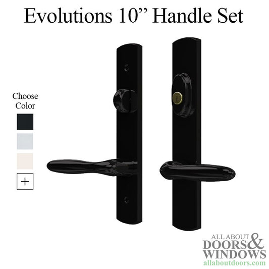 Evolutions 10" Curve Top Active Keyed Handle Hardware for Hinged Door